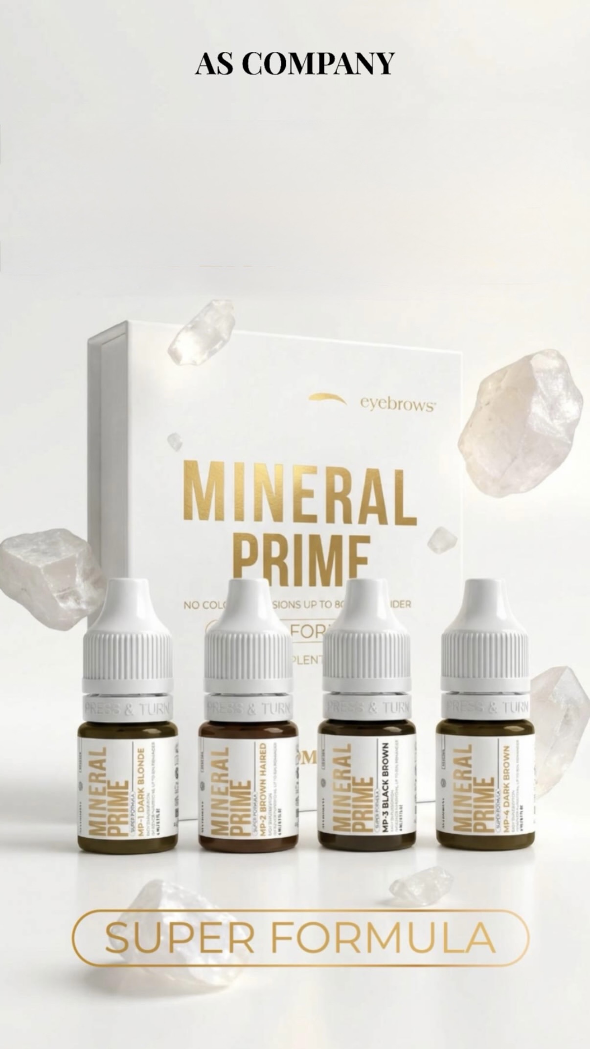 MINERAL PRIME SET (Mineralische Pigmente für Augenbrauen)