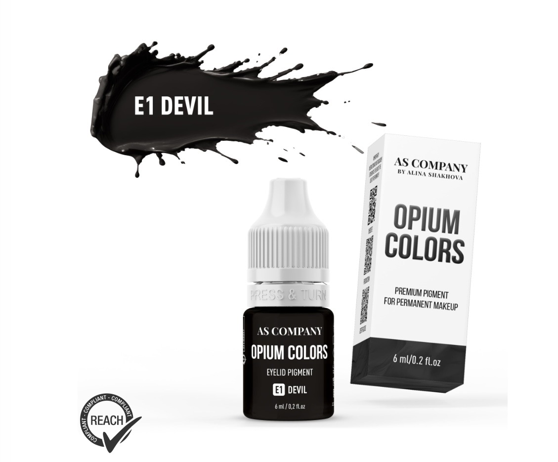 DEVIL / SCHWARZ / Wimpernkranz